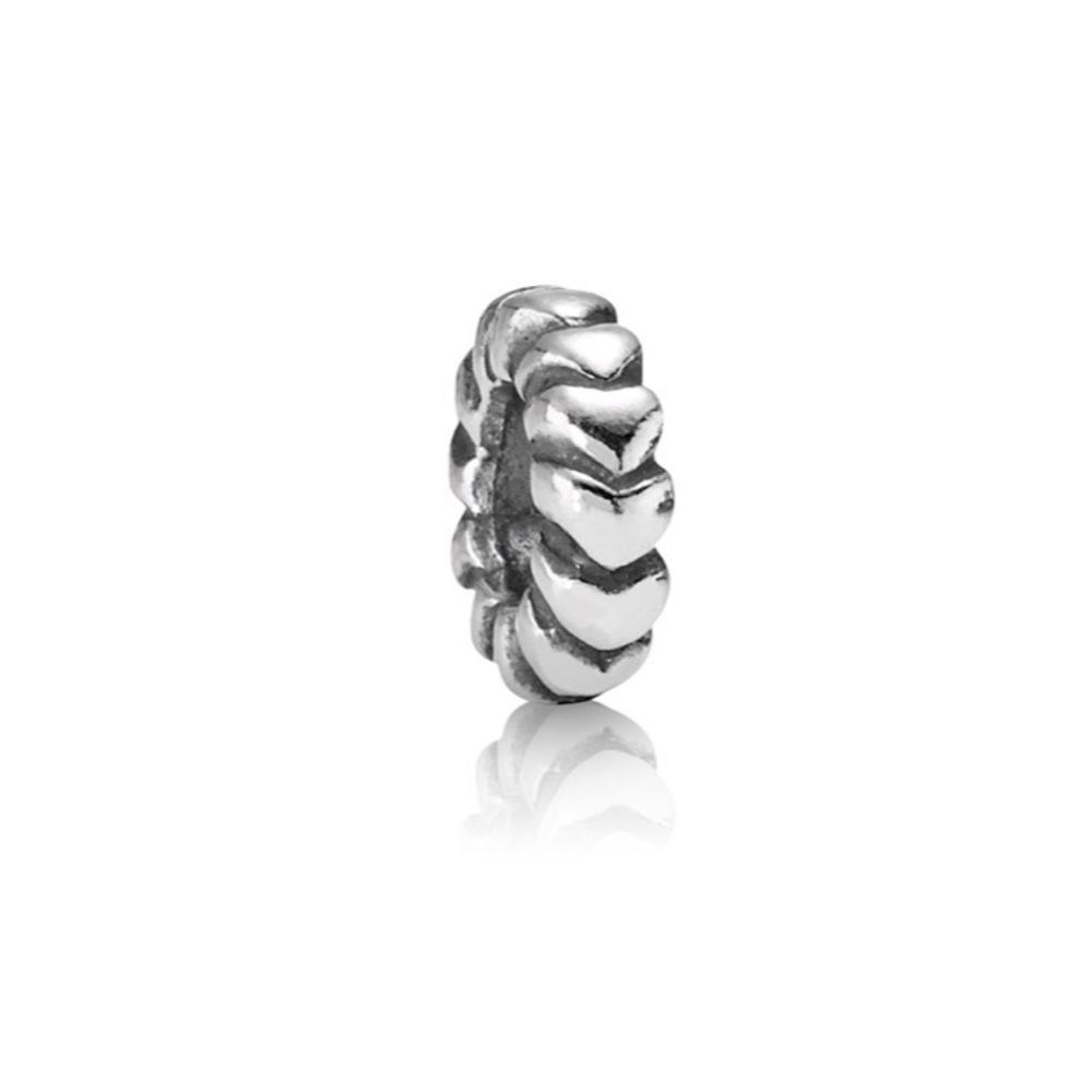 Authentic Pandora Heart Row Spacer - Retired